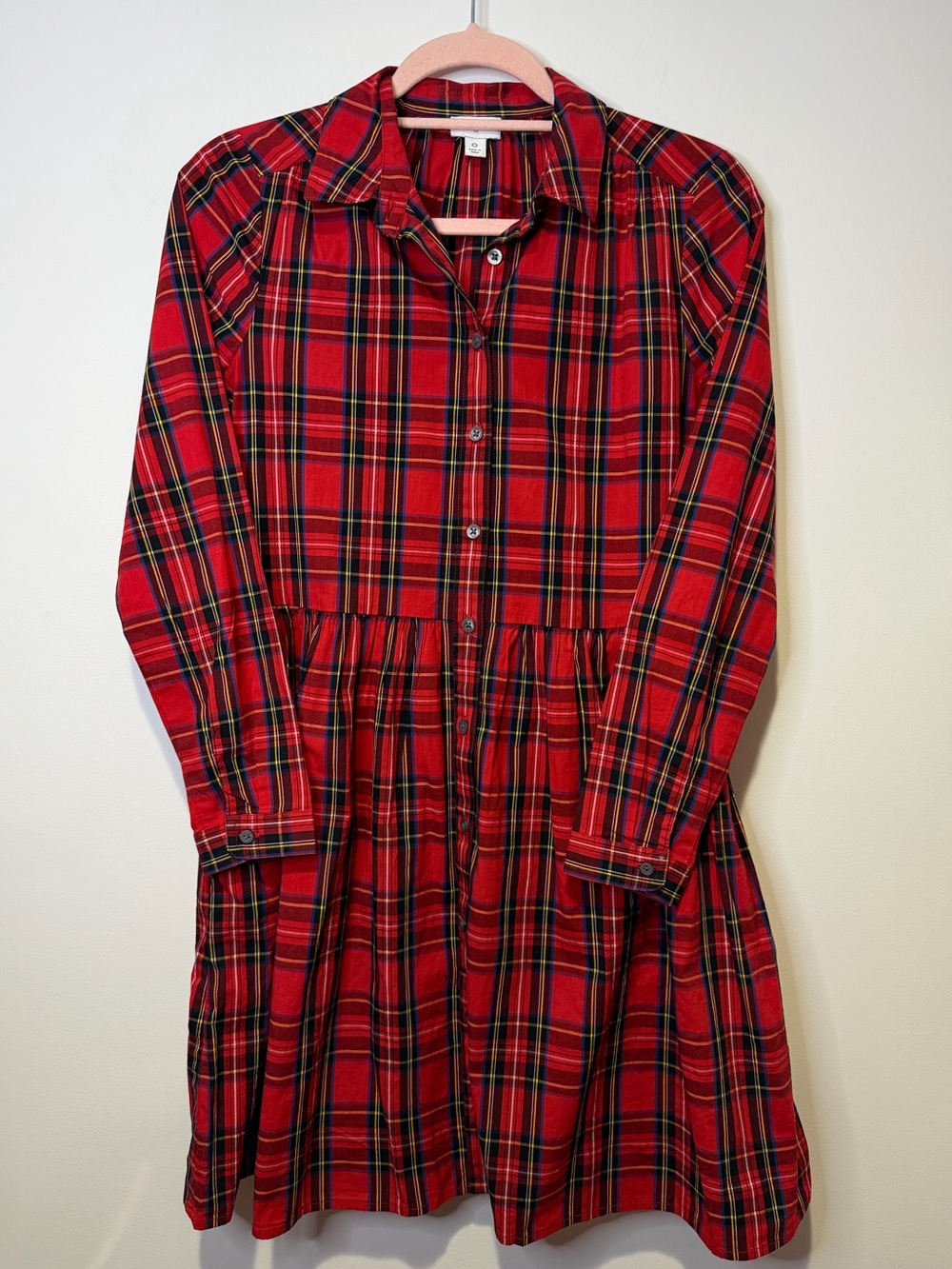 j crew tartan plaid dress size 0